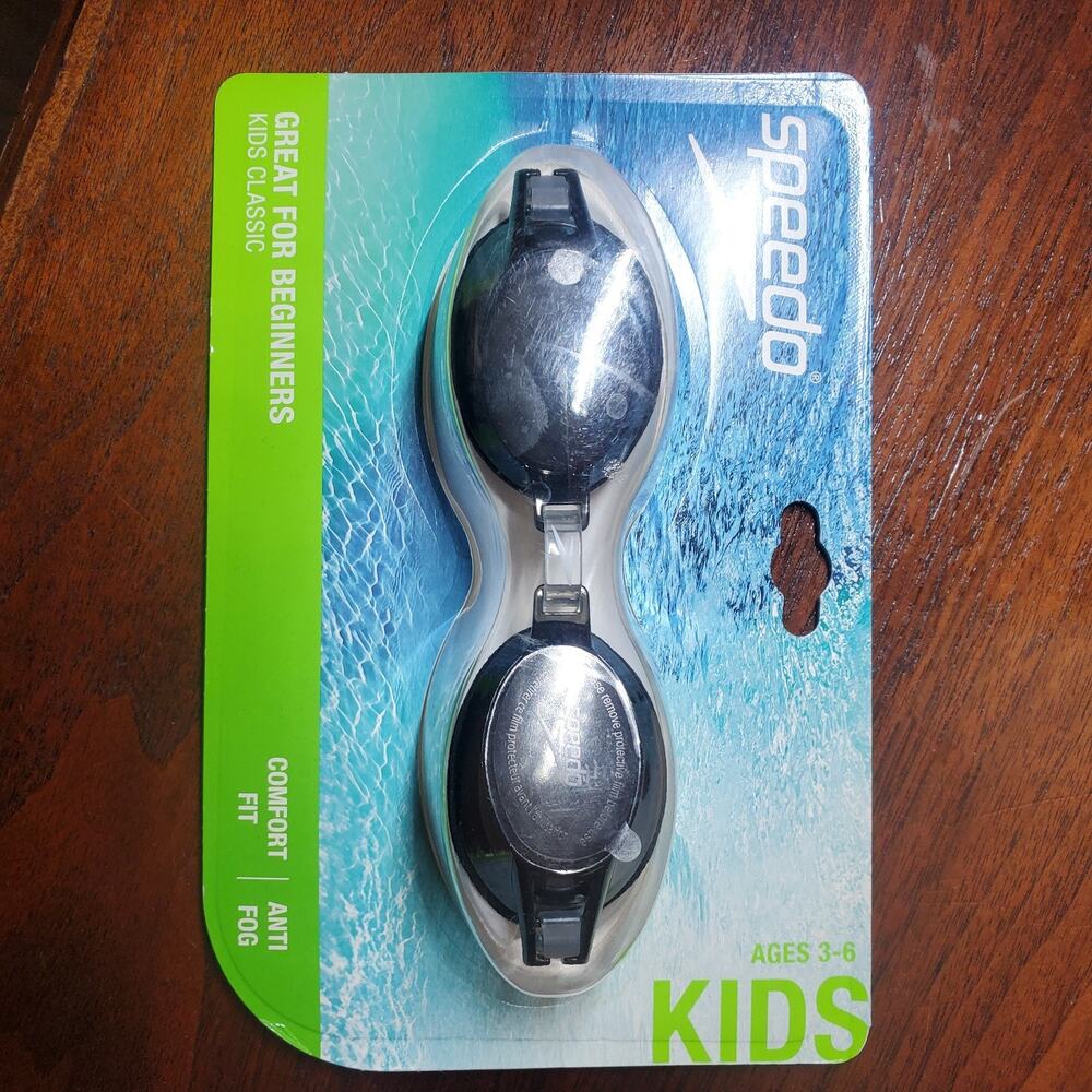 Speedo Kids Classic Comfort Fit Goggles Ages 3-6 Swim Glasses Pool